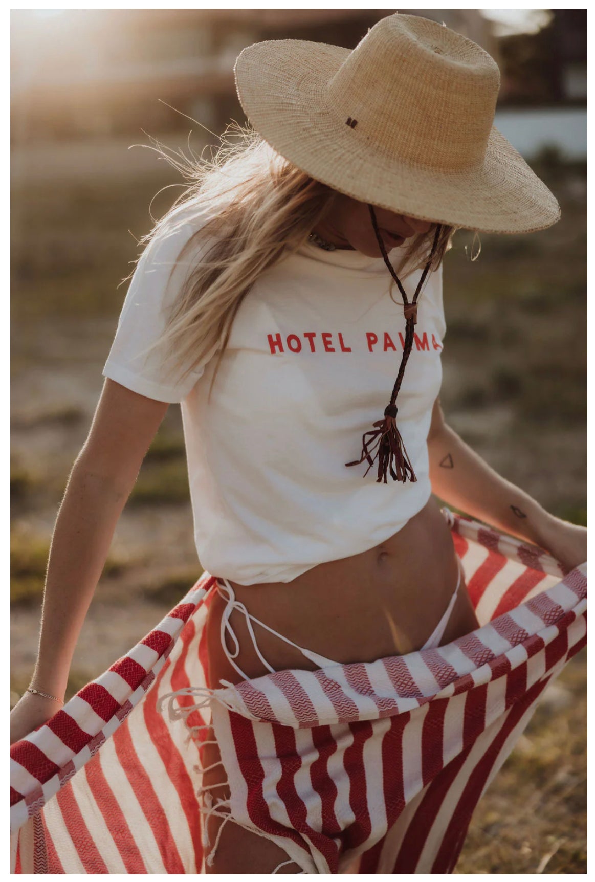 Hotel Palma Organic Cotton Graphic Print t-shirt Little Palma