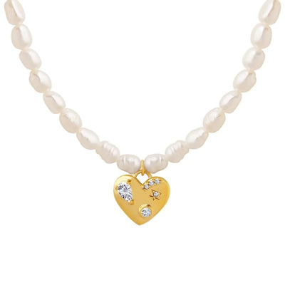 ZAYA COLLECTIVE LUCA PEARL NECKLACE