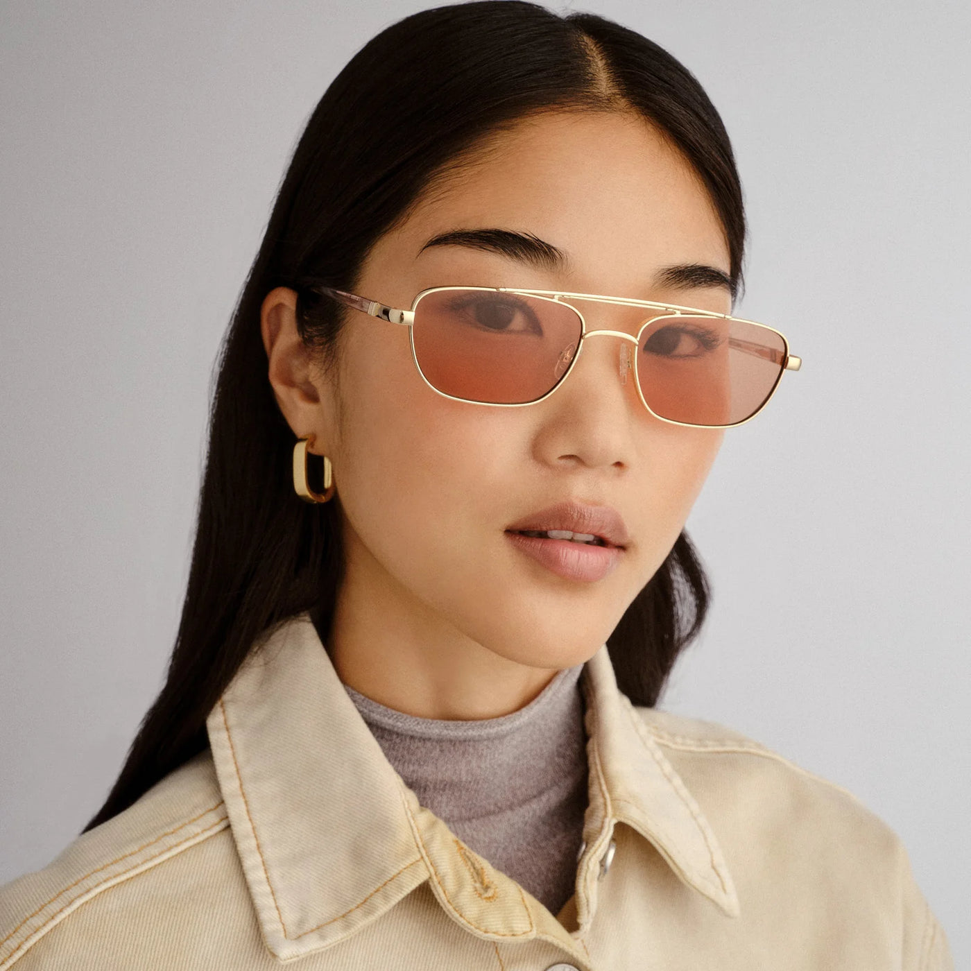 LE SPECS LE MIMI GOLD CINNAMON TINT