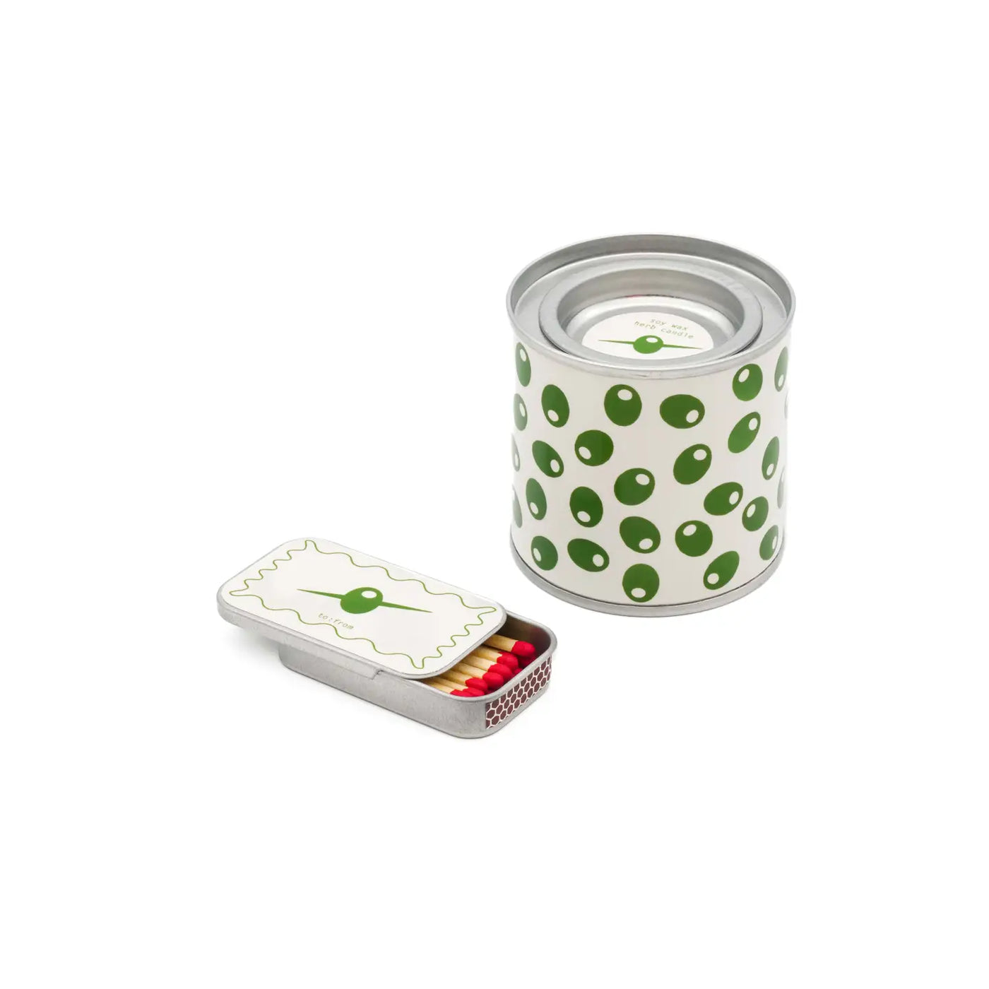 TO:FROM OLIVES MATCHBOX