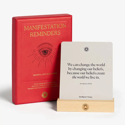 INTELLIGENT CHANGE MANIFESTATION REMINDERS QUOTE CARD DECK