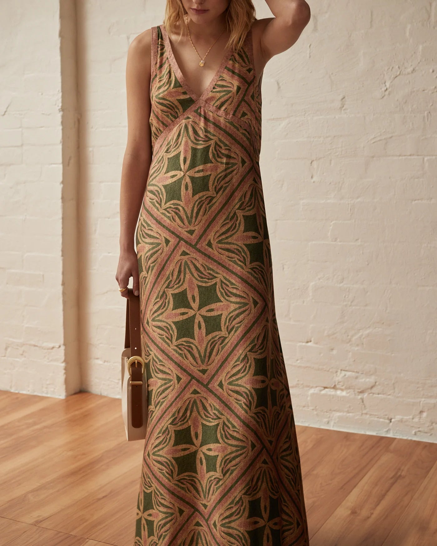 SANCIA HAZEL DRESS MARNI GEO PRINT