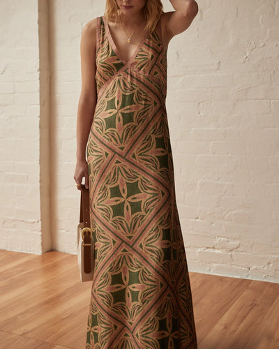 SANCIA HAZEL DRESS MARNI GEO PRINT