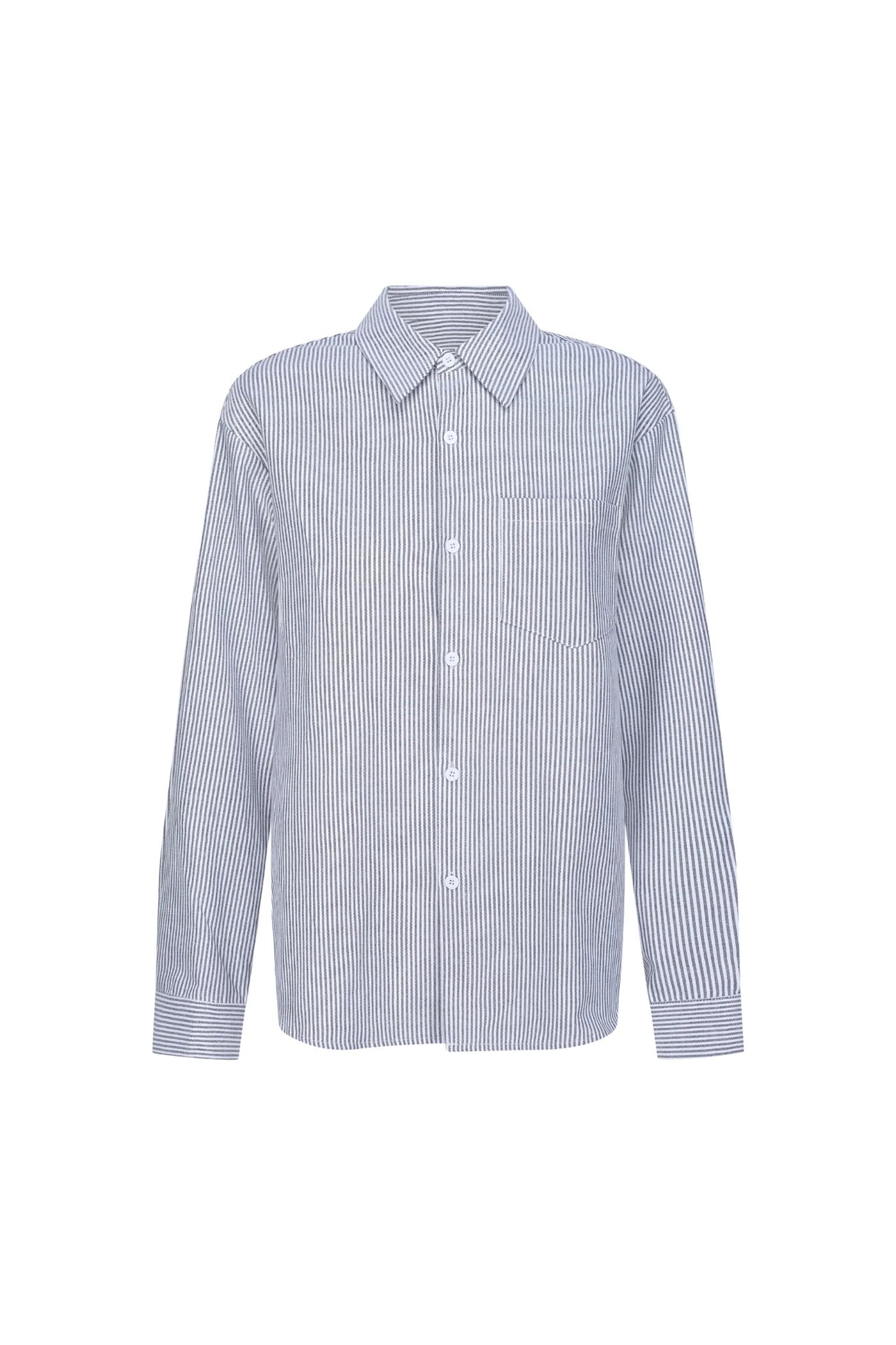 COMMONPLACE ESSENTAILS BEECH COTTAGE SHIRT BLACK/WHITE