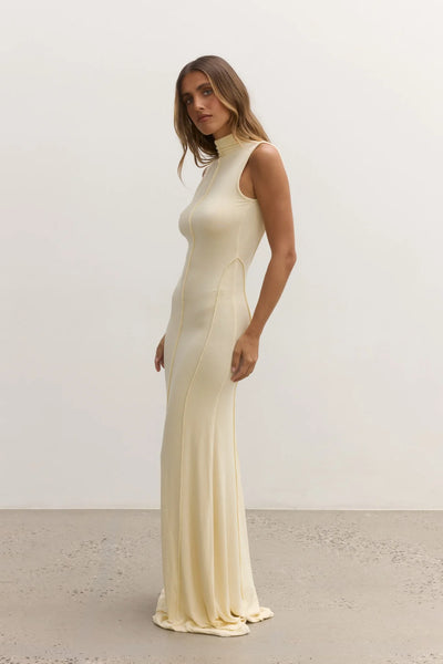 BAYSE MAE MAXI DRESS LEMON | BABY LEMONADE STORE
