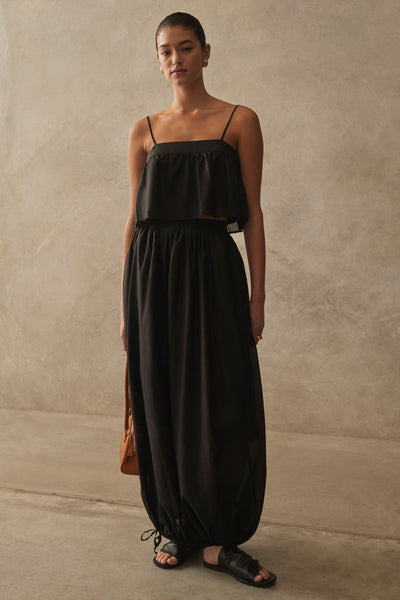 SANCIA THE COVE TOP BLACK | BABY LEMONADE STORE