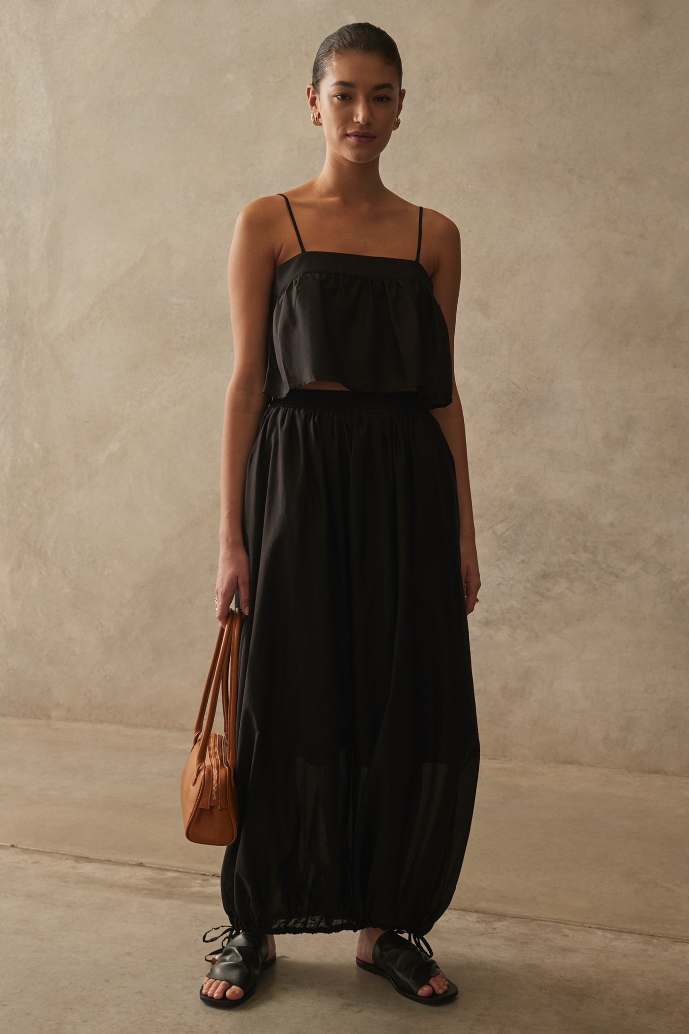 SANCIA THE COVE TOP BLACK | BABY LEMONADE STORE