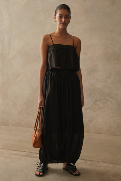SANCIA THE COVE TOP BLACK | BABY LEMONADE STORE