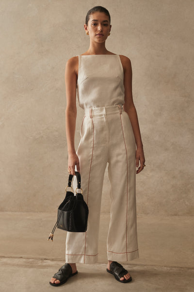 SANCIA THE AVALON PANTS WHITEHAVEN