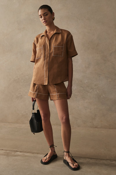 SANCIA LYDIAN SHIRT HONEY