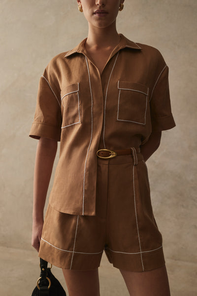 SANCIA LYDIAN SHIRT HONEY