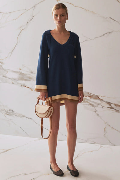 SANCIA THE WILLAMINA KNIT DRESS ATLANTIC