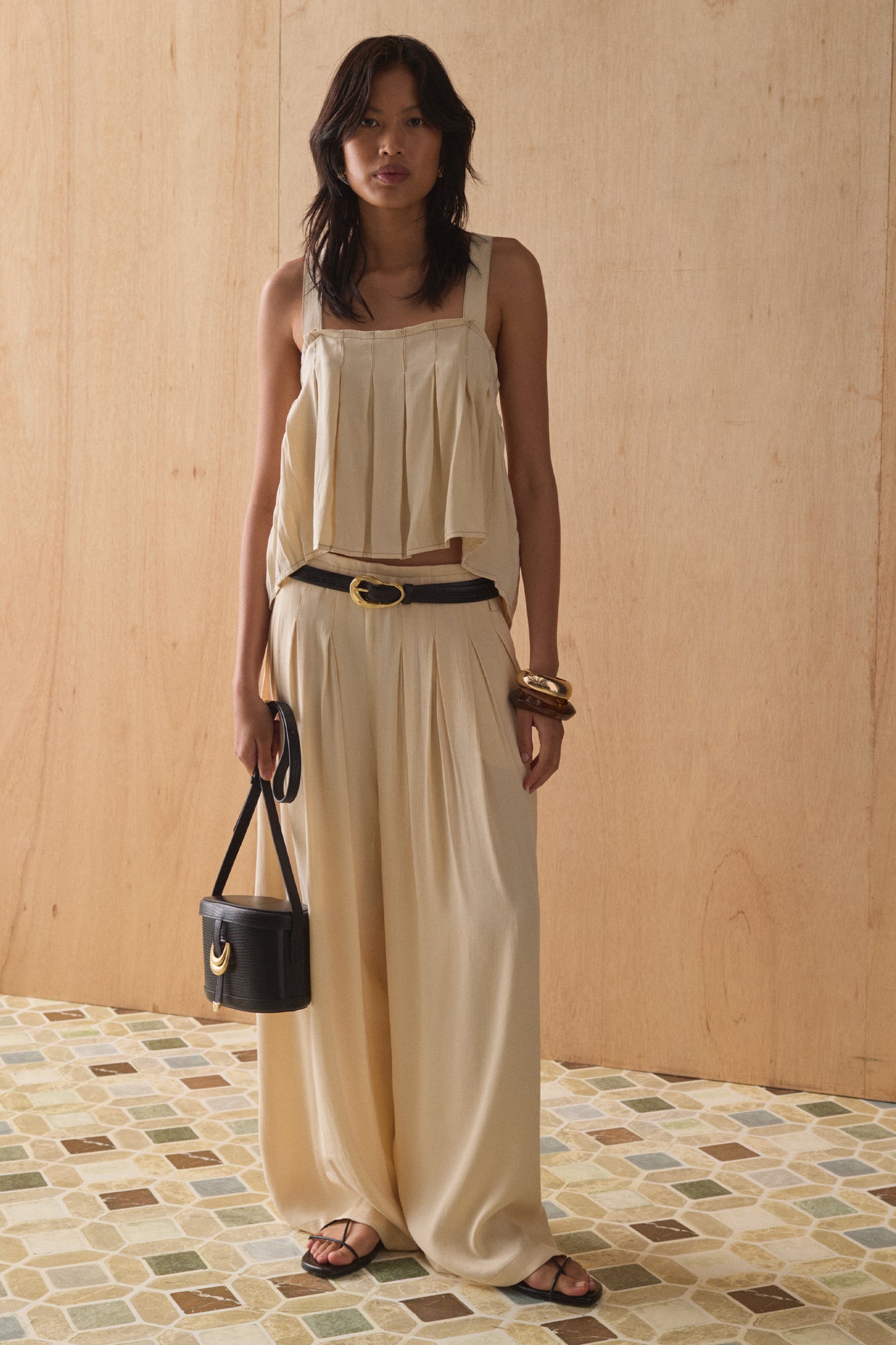 SANCIA THE LULU TOP SAND