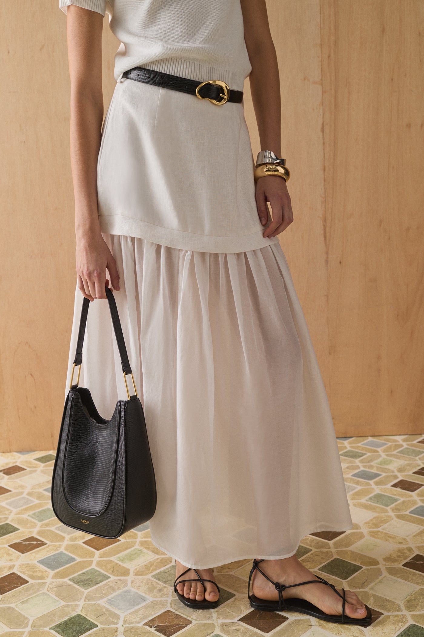 SANCIA THE ISLA SKIRT BLANCA