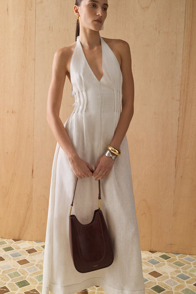 SANCIA THE BIRDIE DRESS BLANCA