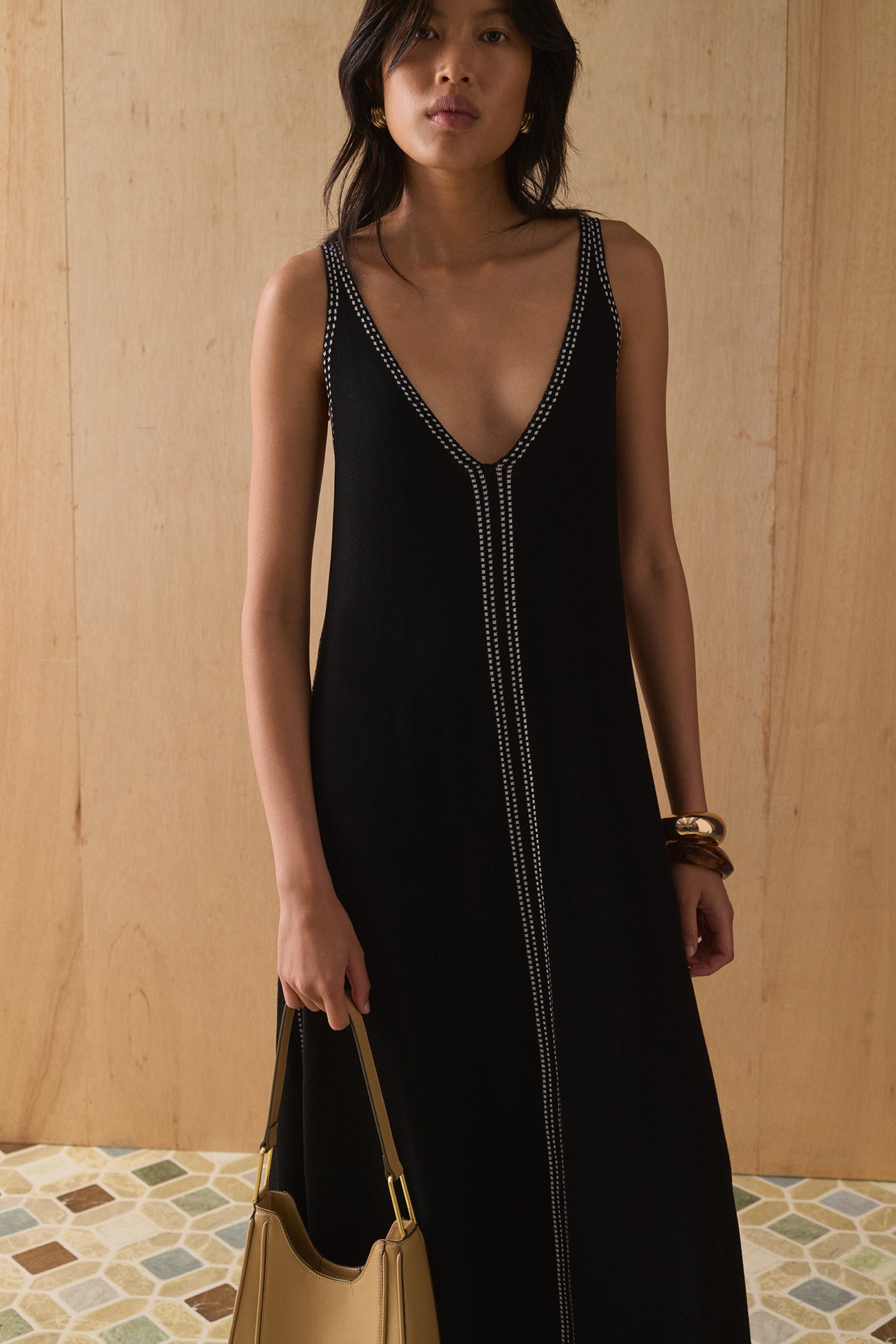 SANCIA THE OCEA KNIT DRESS INK