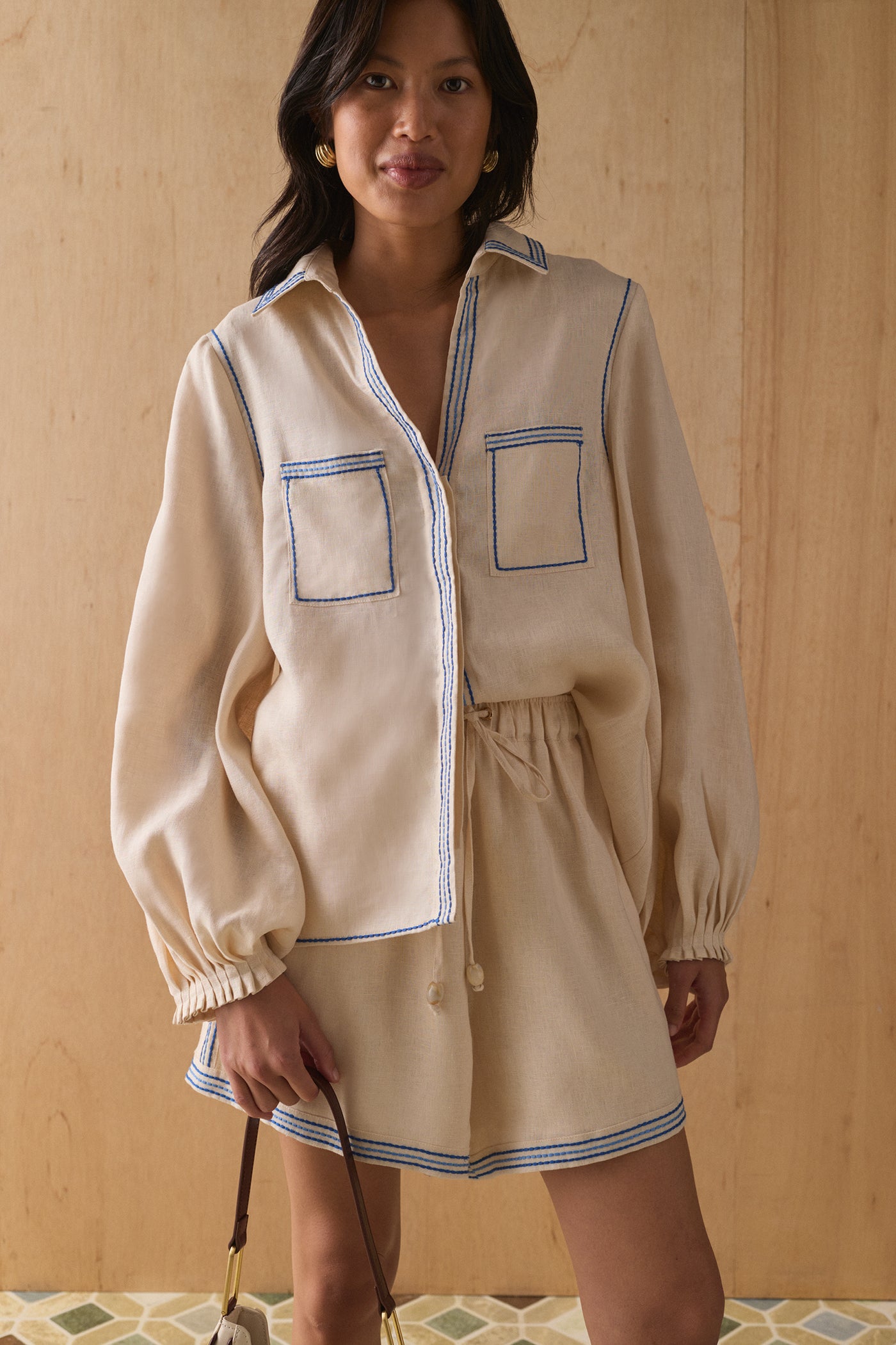 SANCIA THE SABRINA SHIRT CLOUD