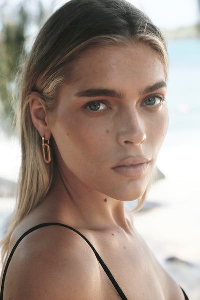 THE LINE ESCAPE GOLD EARRINGS  | BABY LEMONADE STORE