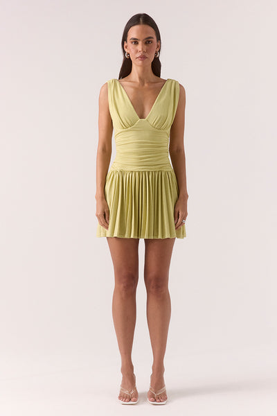 SOVERE STUDIO DIONE MINI DRESS APPLE