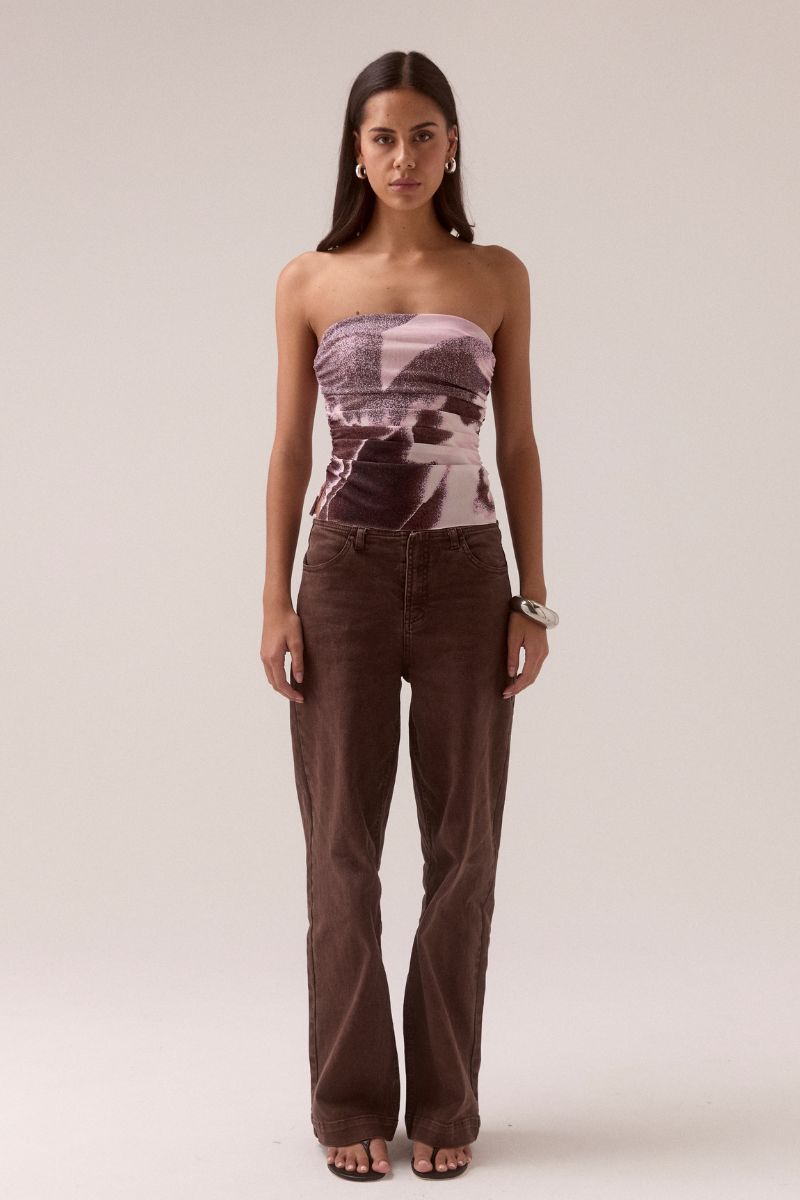 SOVERE STUDIO ZYRA JEANS RAISIN