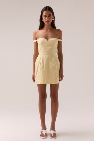 SOVERE STUDIO LURE DRESS LEMONADE