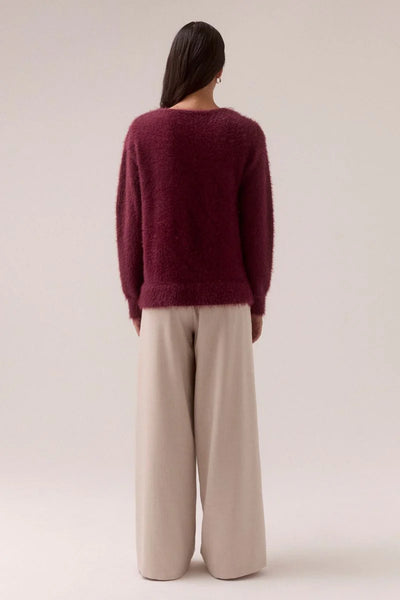 SOVERE STUDIO SABADO SWEATER MERLOT