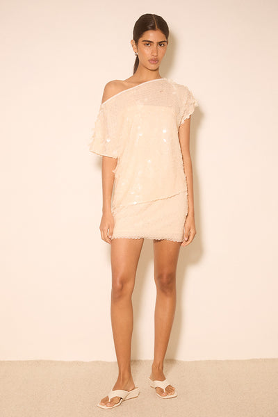 MON RENN ELIXIR SEQUIN TOP