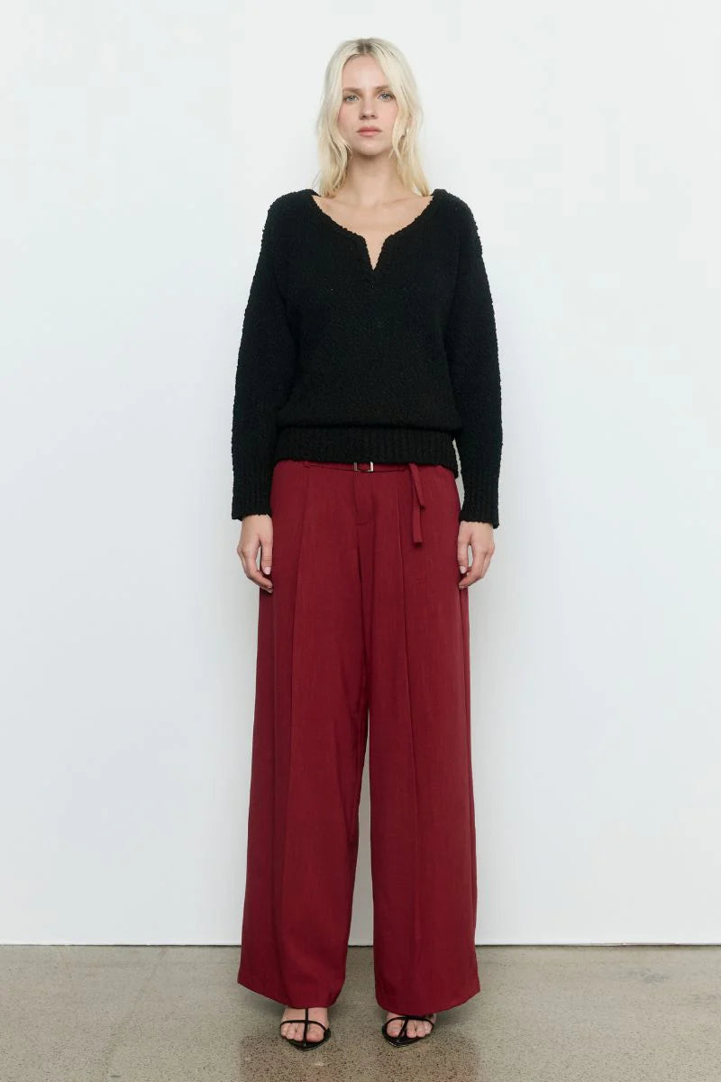 SOVERE STUDIO ALLURE SWEATER BLACK