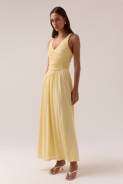 SOVERE STUDIO RUA MAXI DRESS LEMONADE