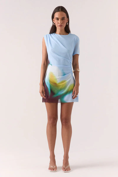 SOVERE STUDIO ZINNIA MESH MINI DRESS