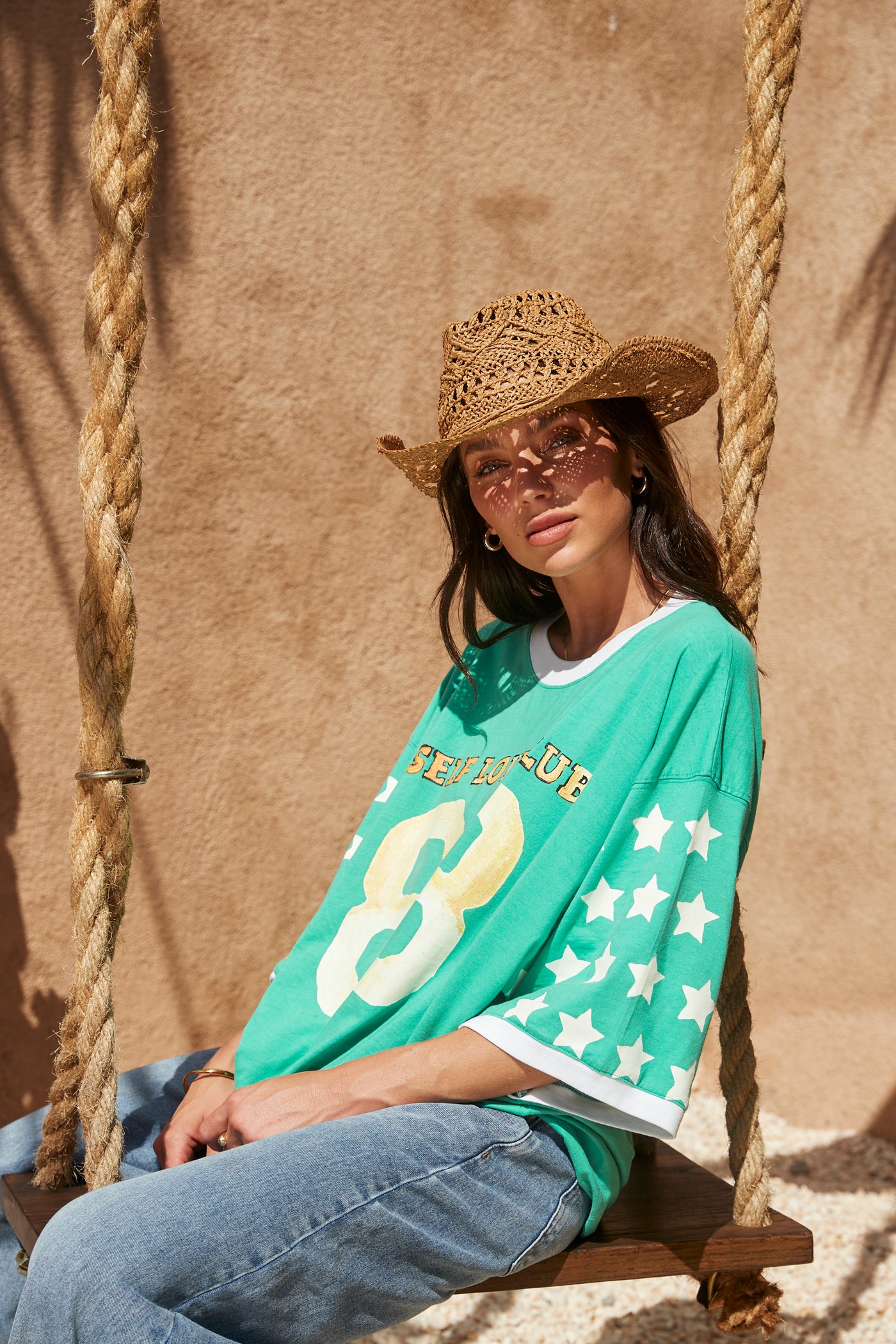 Sabbi The You Cute Green Cotton Tee 