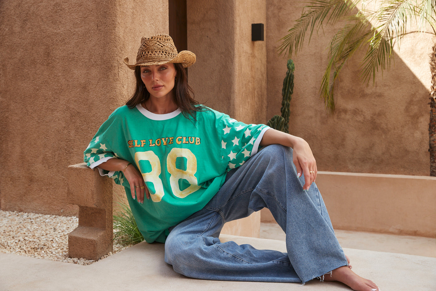 Sabbi The You Cute Green Cotton Tee 