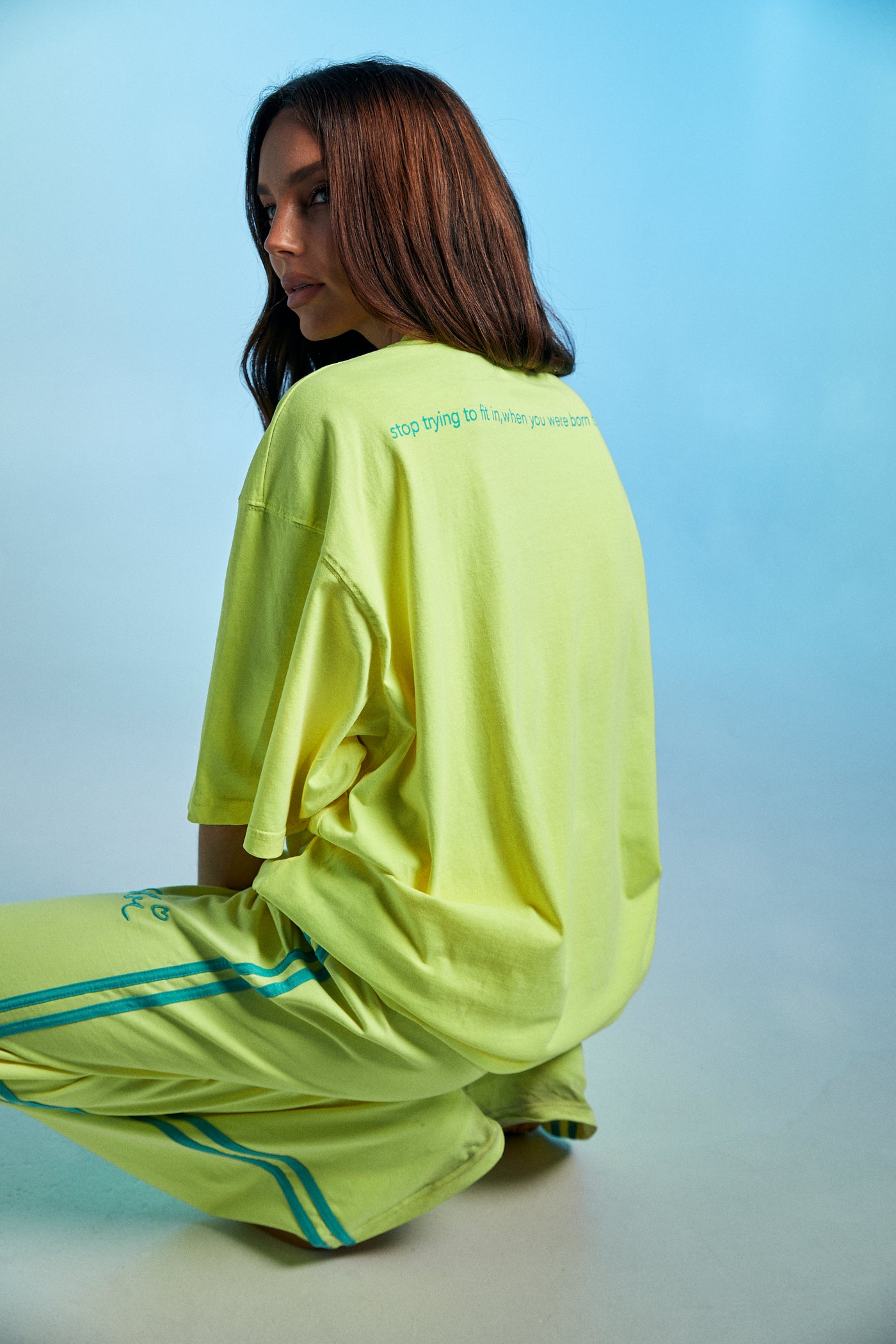 SABBI THE STAND OUT TEE FLURO YELLOW
