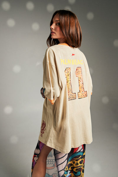 SABBI THE RUN CLUB TEE SAND