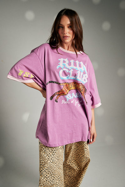 SABBI THE RUN CLUB TEE PINK