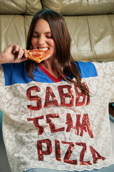 SABBI THE TEAM PIZZA JERSEY CREAM