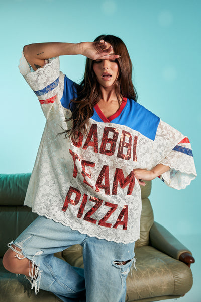 SABBI THE TEAM PIZZA JERSEY CREAM