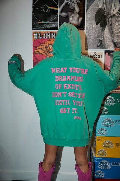 SABBI SELF LOVE CLUB HOODIE GREEN