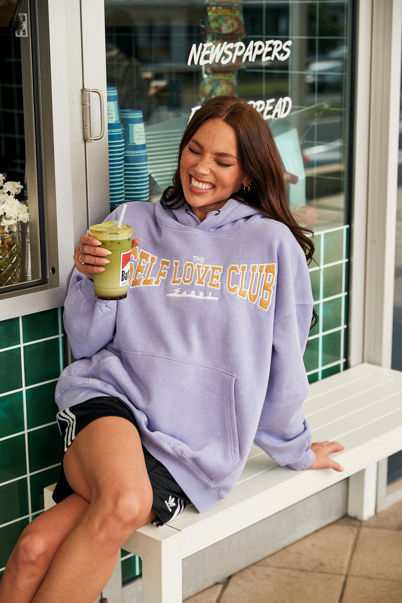 SABBI SELF LOVE CLUB HOODIE PURPLE