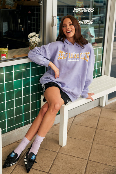 SABBI SELF LOVE CLUB HOODIE PURPLE