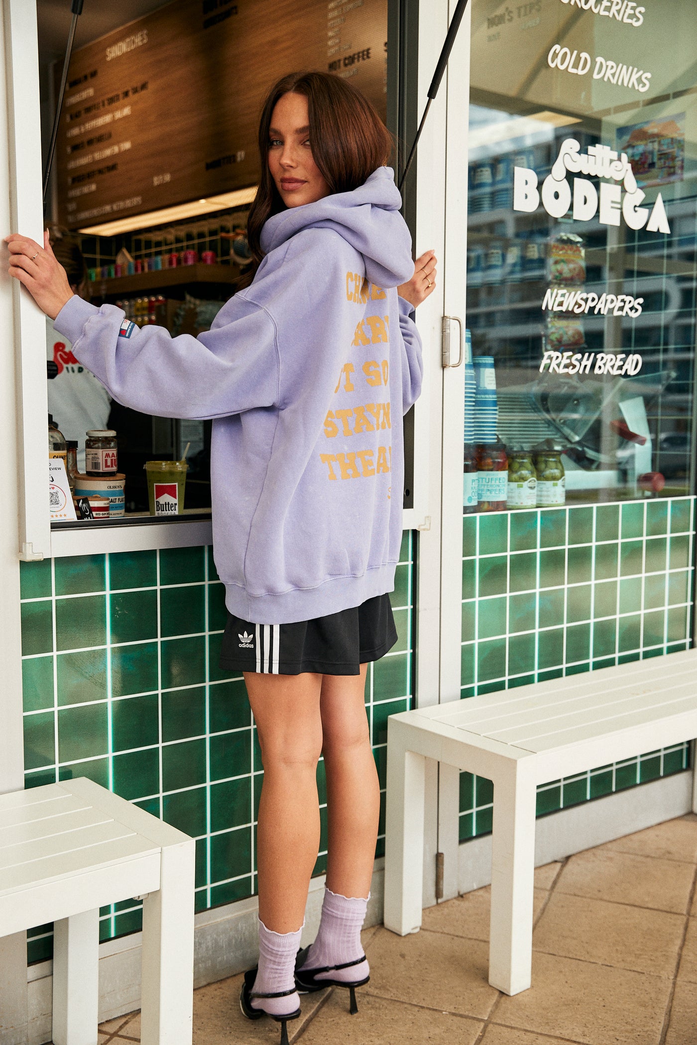 SABBI SELF LOVE CLUB HOODIE PURPLE