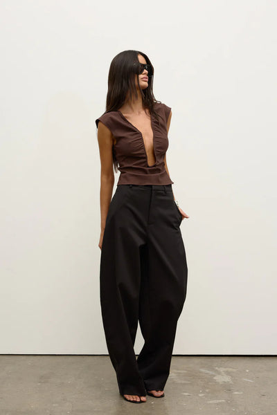 BAYSE RANI TOP CHOCOLATE