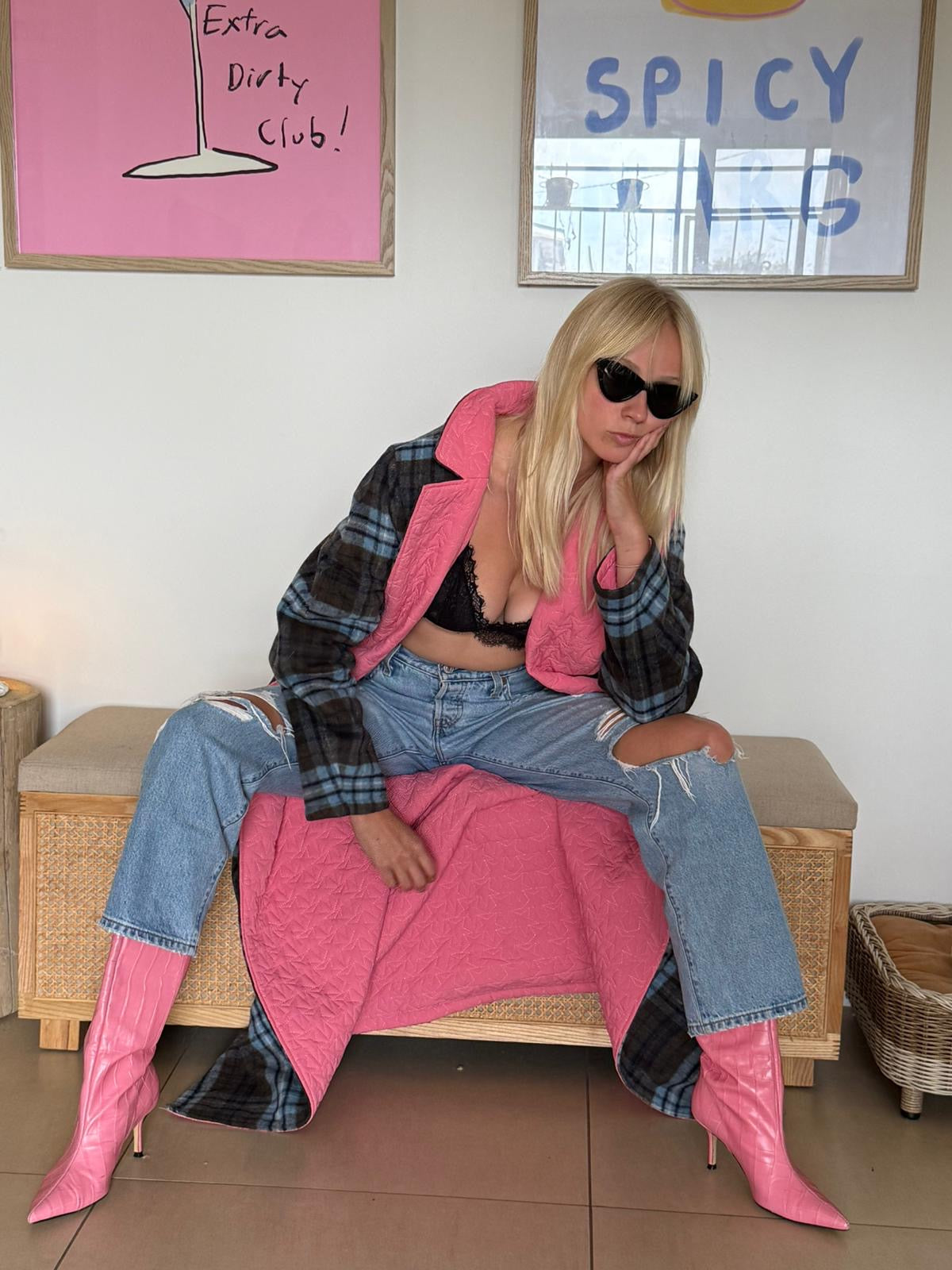 HAPPY LITTLE MOTHER THUG LIFE LONG COAT