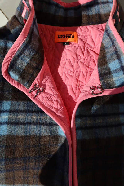 HAPPY LITTLE MOTHER THUG LIFE SHORT JACKET BLUE/PINK