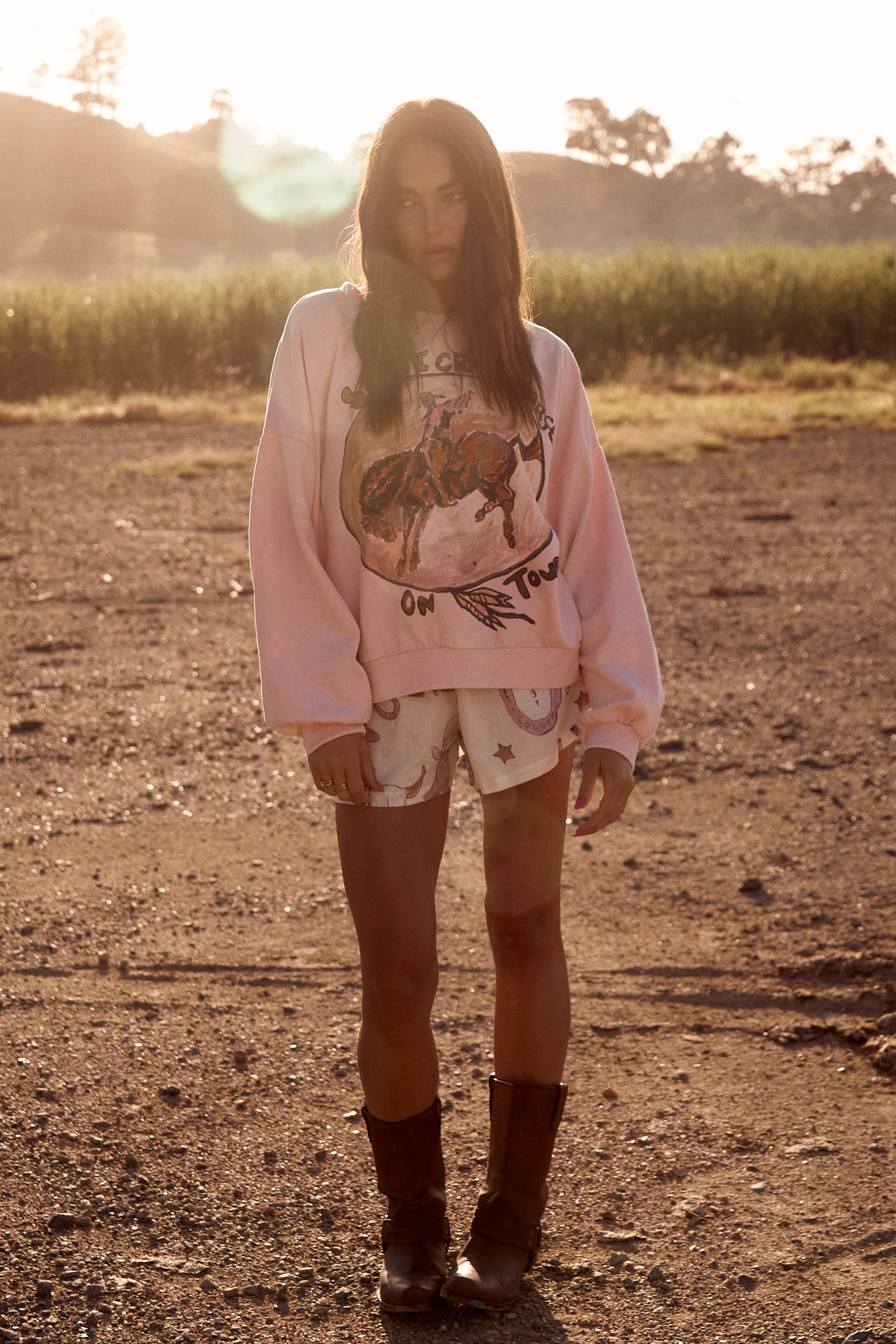 Sabbi Crazy Horse Cali  cotton Sweatshirt