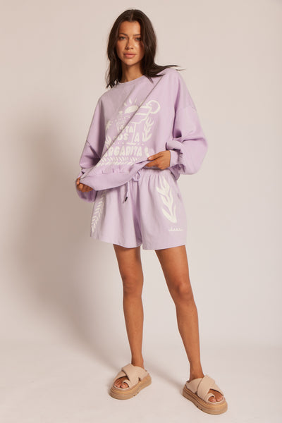 Sabbi The Margi Cali Cotton Sweatshirt Lilac