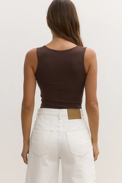 BAYSE AURORA BODYSUIT CHOCOLATE