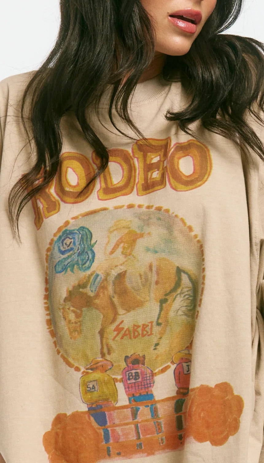 SABBI THE DIEGO SWEATSHIRT RODEO LATTE