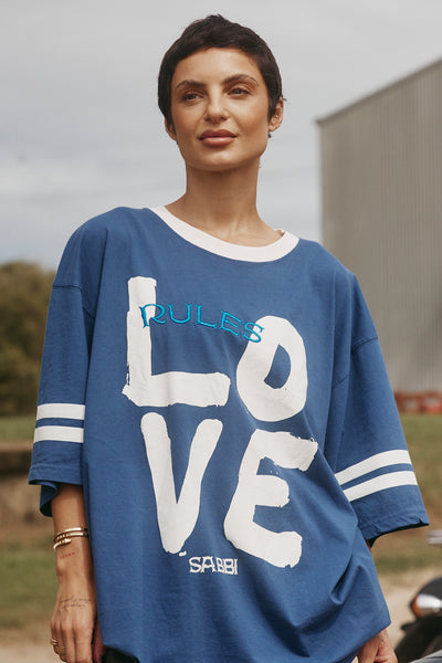 SABBI OVERSIZED LOVE REVOLUTION TEE  | BABY LEMONADE STORE