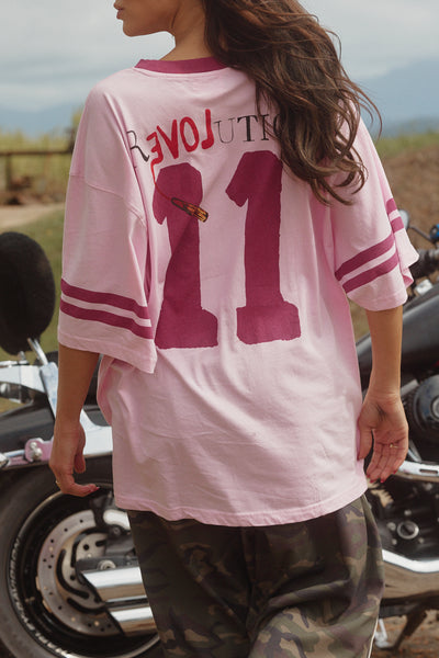 SABBI OVERSIZED LOVE REVOLUTION TEE  | BABY LEMONADE STORE